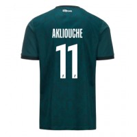 Echipament fotbal AS Monaco Maghnes Akliouche #11 Tricou Deplasare 2024-25 maneca scurta